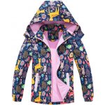 Kugo B2989 tmavě modrá lesní zvířátka – Zboží Dáma