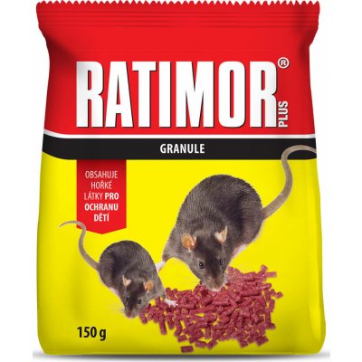 Unichem Ratimor Plus Bromadiolon nástraha na hlodavce granule 150 g – Zboží Mobilmania