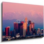 Obraz 1D - 100 x 70 cm - Los Angeles at sunset Los Angeles při západu slunce – Hledejceny.cz