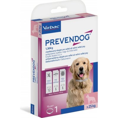 Prevendog antiparazitní obojek nad 25 kg 75 cm – Hledejceny.cz