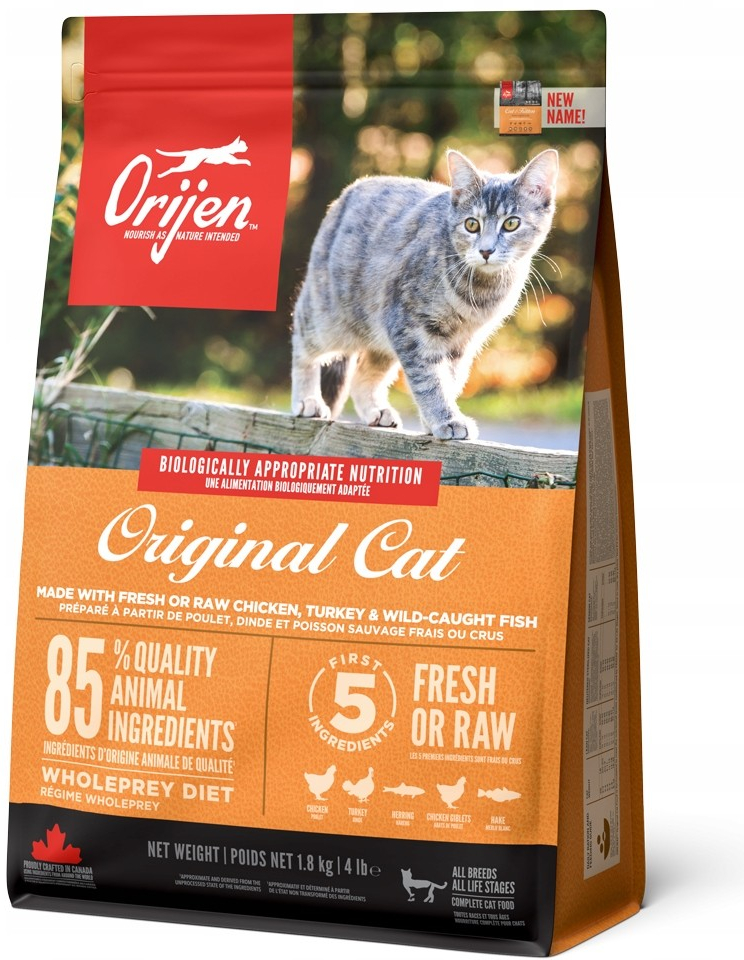 ORIJEN Original Cat suché krmivo pro kočky 1,8 kg