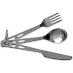 Lifeventure Knife Fork Spoon Set Titanium – Zbozi.Blesk.cz