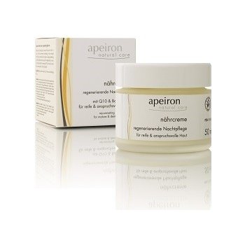 Apeiron Natural Care výživující krém regenerační noční péče 50 ml