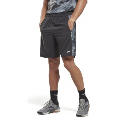 Reebok pánské kraťasy TRAIN CAMO WOVEN SHORT HT1691 Černá – Zboží Mobilmania