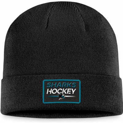 Fanatics pánská zimní čepice San Jose Sharks Authentic Pro Prime Cuffed beanie – Hledejceny.cz