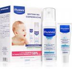 Mustela Bébé pěnový šampon pro děti od narození 150 ml + krém na šupiny ve vlasech 40 ml dárková sada – Zboží Mobilmania