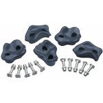 Swing King Lezecí kameny plastové 5 ks antracitové – Hledejceny.cz