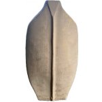 Dekorační šedozlatá váza s linkou 23 x 9 x 40 cm – Hledejceny.cz