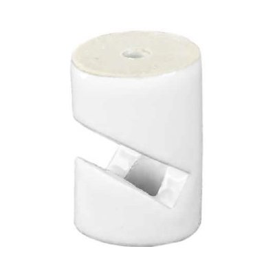 Elhard Držák na kabel nástěnný Retro Keramik, 20x30mm, bílý KP1001W – Sleviste.cz