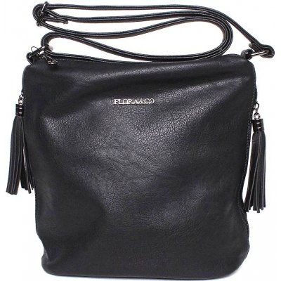 Flora & Co Středně velká crossbody kabelka H7150 černá – Sleviste.cz