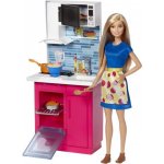 Mattel Barbie panenka v kuchyni, DVX54 – Zboží Mobilmania
