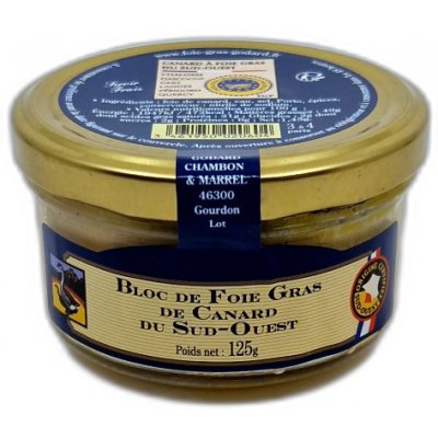 Bloc kachní Foie gras z jihozápadu GODARD 125g – Zbozi.Blesk.cz