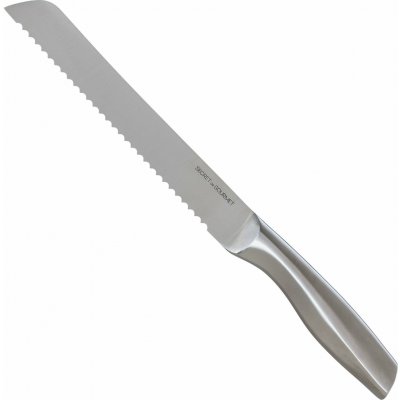 5five Simply Smart Nůž na chléb z nerezové oceli se zubatou čepelí, profesionální řezačka na chléb stříbrný – Zboží Mobilmania