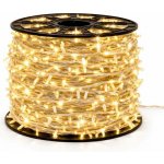 Easy Fix LED světelný řetěz 100 m, teple bílá, 1000 diod, bílý kabel IP67, cívka – Hledejceny.cz