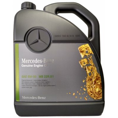 Mercedes-Benz MB 229.51 5W-30 5 l – Zboží Mobilmania