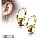 Šperky eshop Řetízek z chirurgické oceli zdvojená lesklá oválná očka A20.08 Zlatá – Sleviste.cz