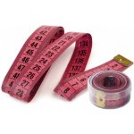 Metr krejčovský 150 cm v plastovém pouzdře růžový – Sleviste.cz