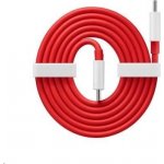 OnePlus D401 Warp Charge USB-C, 1,5m, červený – Zbozi.Blesk.cz