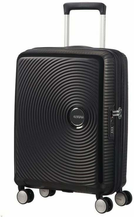 American Tourister Soundbox Spinner 55 Exp. black 41 l