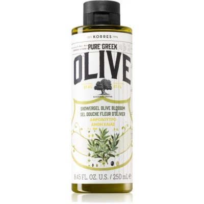 Korres Pure Greek Olive sprchový gel s řeckým extra panenským olivovým olejem s vůní olivového květu 250 ml