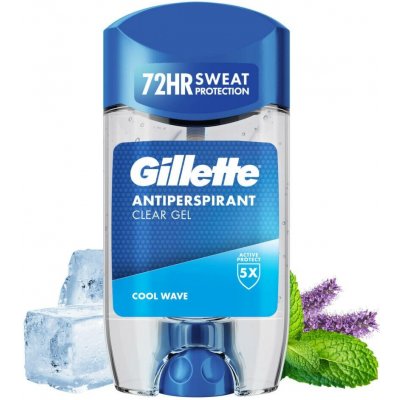 Gillette Men Cool Wave deostick gel 70 ml – Zboží Mobilmania