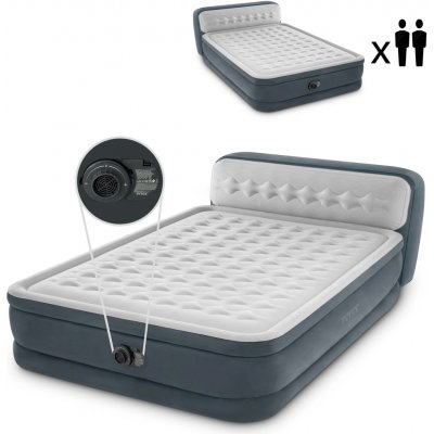 INTEX QUEEN DURA-BEAM SERIES HEADBOARD AIRBED WITH BIP 64448 – Sleviste.cz