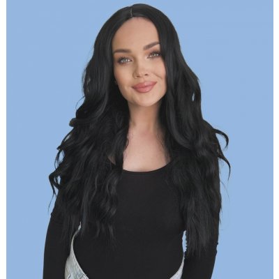 Černá vlnitá paruka Ruth – Zboží Dáma