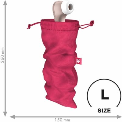 Satisfyer Treasure Bag L růžová – Zboží Dáma