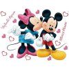 AG Art Samolepicí dekorace Minnie a Mickey, rozměry 42,5 x 65 cm