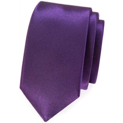 Avantgard kravata Slim Lux Fialová 571 9017 – Zboží Dáma