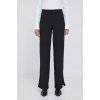 Dámské klasické kalhoty Calvin Klein Jeans dámské kalhoty jednoduché high waist J20J222192 černé
