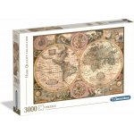Clementoni 33531 Stará mapa 3000 dílků – Sleviste.cz