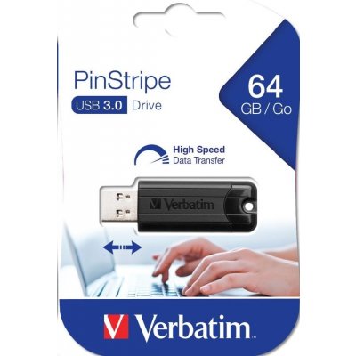 Verbatim PinStripe 64GB 49318 – Zbozi.Blesk.cz