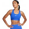 Sportovní podprsenka Nike Swoosh Medium Support Non-Padded hyper royal/white