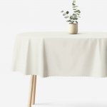 Goldea sváteční oválný teflonový ubrus smetanový s lesklými obdélníčky 120x160 cm – Zboží Dáma