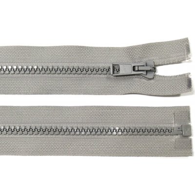 Kostěný zip no.5 rozepínací 75cm bundový color: 717 šedá – Hledejceny.cz