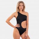 Nebbia Asymmetric monokini na jedno rameno černá