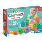 Clementoni Baby Kostky gumové měkké 12 ks – Zboží Dáma