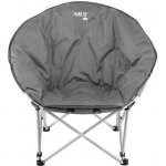 Cestovní židle s opěrkou zad Nils Camp NC3070 odstíny šedé – Zboží Mobilmania