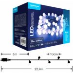 Vánoční osvětlení na stromeček kuličky modee 20m 200LED studená bílá ML-C20102 – Hledejceny.cz