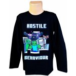 Fashion UK tričko dlouhý rukáv minecraft HOSTILE bavlna – Zboží Dáma