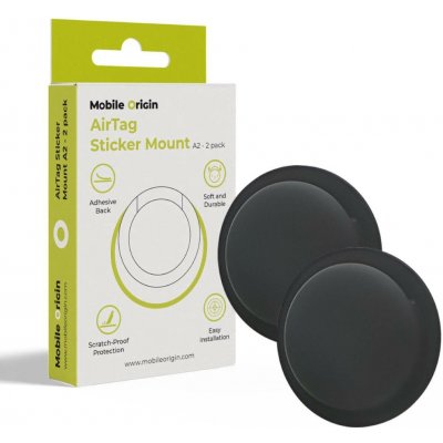 Mobile Origin AirTag Sticker Mount A2 (2 ks) (MO-ATS-BLK) černé – Zboží Živě
