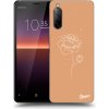 Pouzdro a kryt na mobilní telefon Sony Pouzdro Picasee silikonové Sony Xperia 10 II - Peonies černé