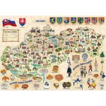 POPULAR Mapa Slovenska 160 dílků – Zboží Dáma