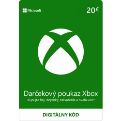 Microsoft Xbox Live dárková karta 20 €