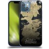 Pouzdro a kryt na mobilní telefon Apple Pouzdro Head Case Apple iPhone 13 Hra o trůny - Mapa západozemí