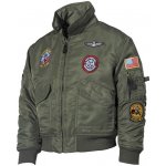 MFH int. comp. Bunda dětská CWU s nášivkami ZELENÁ – Zboží Dáma