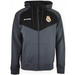 Real Madrid tmavě šedá/černá zip kapuce kapsy – Hledejceny.cz