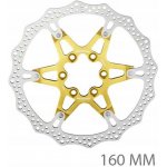 Reverse Alloy/Steel 6 děr 160 mm zlatá – Zboží Mobilmania