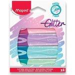 Maped 42046 Zvýrazňovač Fluo Peps Classic Glitter sada 4 ks – Hledejceny.cz